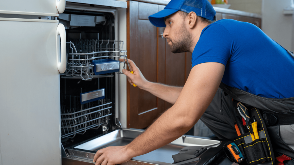 How to Change the Door Hinges of a Dishwasher
