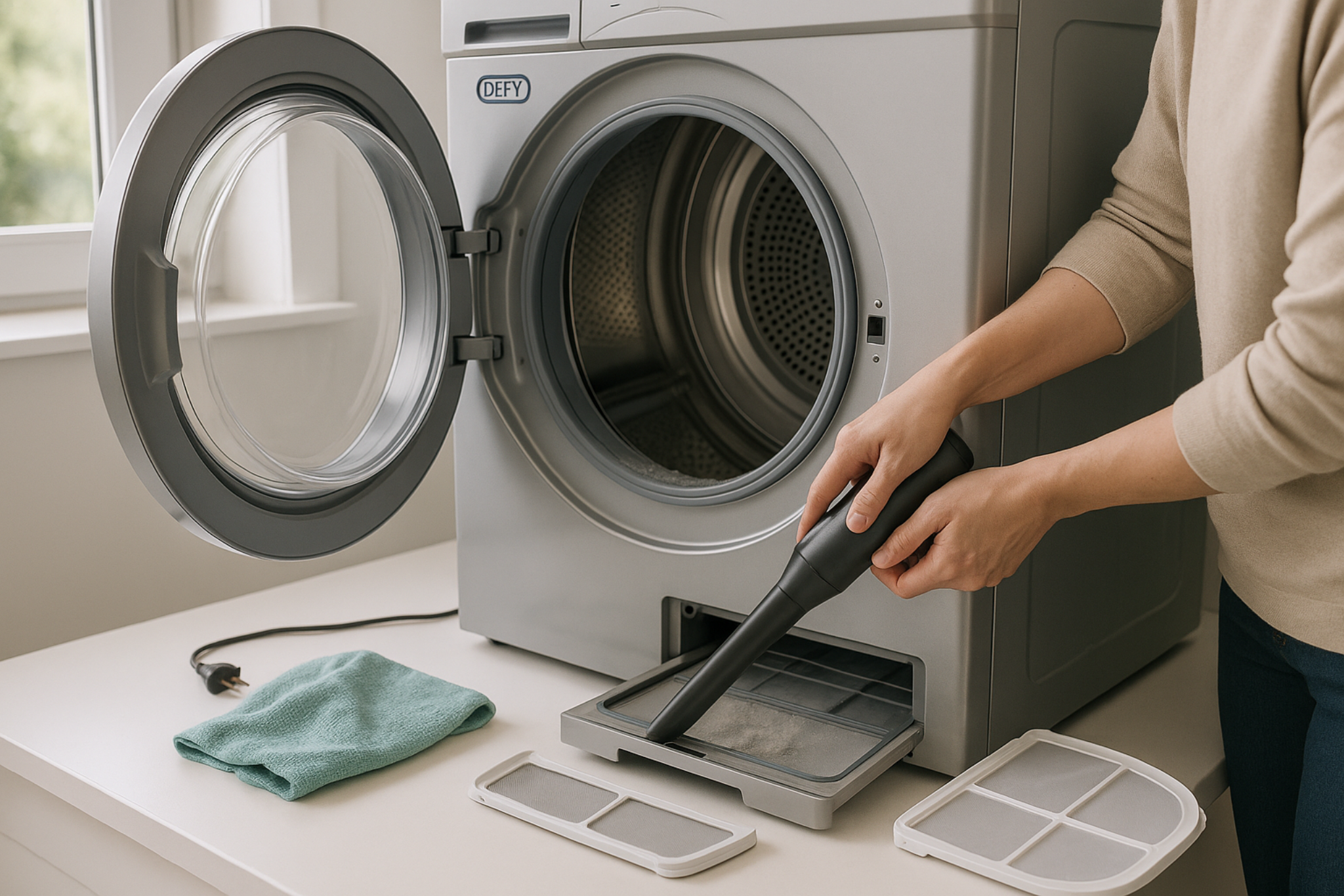 How to Clean Lint and Dust from Defy Tumble Dryers